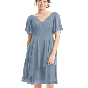Dusty Blue Azazie Bridesmaid Dress